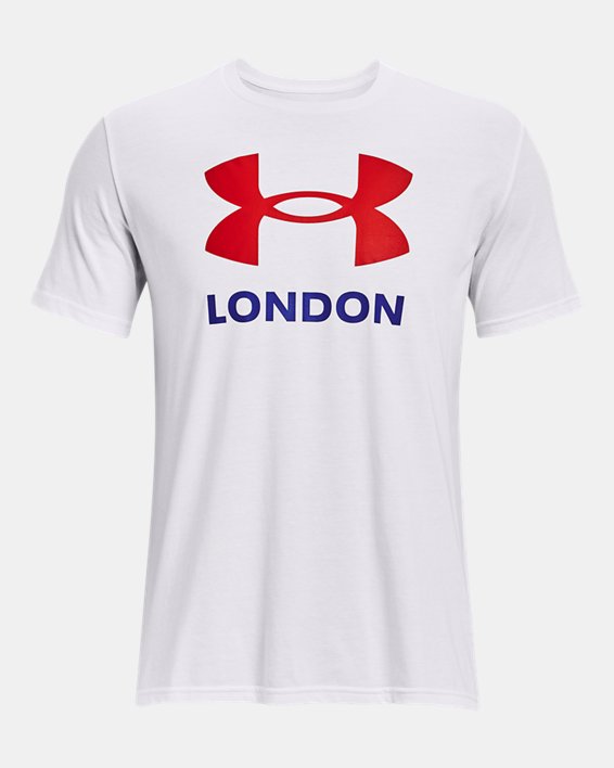 Men's UA London City T-Shirt, White, pdpMainDesktop image number 4